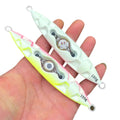 High Quality 150g Saltwater Luminous Metal Lead Fishing Lure Bait Lamp for Marlin Target River Lake Stream for Bottom Printed