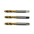 JIS Machine Taps HSS M35 Spiral Flute TIN Coating Treading Cutting Tools CNC  M3-M10