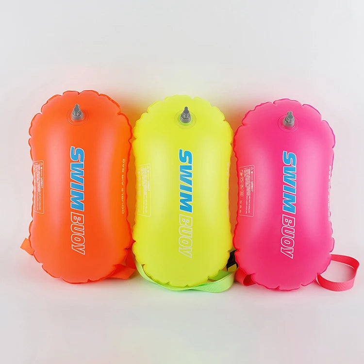 Customizable Open Water PVC Inflatable Swimming Buoy Inflatable Floating Bag Outdoor Swimming Equipment