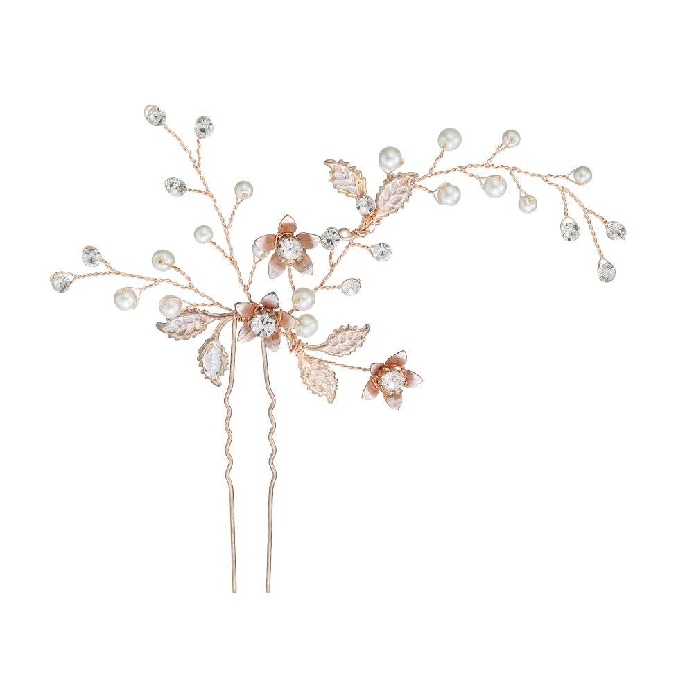 Newest Design Wedding Jewelry Girly Vitality Bridal Hairpin Hair Decorations Party Beauty Hair Pin Hair Jewelry for Wedding