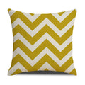 Solid Color Geometric Linen Pillow Case Woven Technique Digital Printed Graphic Cushion Cover for Home Hotel Decor Mix Match