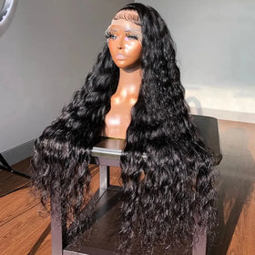 Raw Indian Hair HD Lace Front WigVirgin Cuticle Aligned 100% Glueless Full Lace Human Hair WigLace Frontal Wig for Black Women