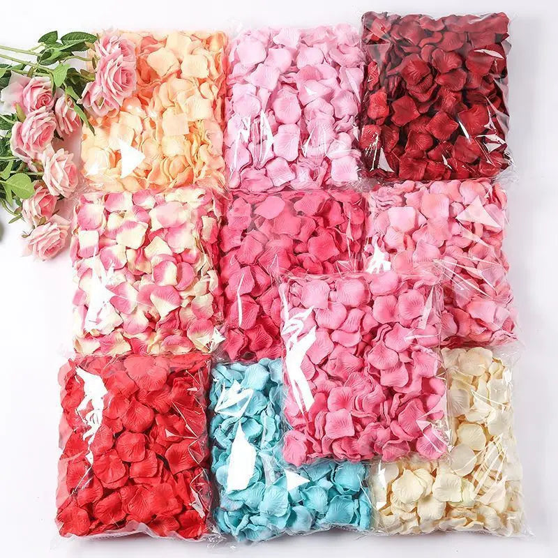 Artificial Rose Petals Wedding Decoration Flowers for Valentine's Day Proposal Rose Petals Rose Petals Artificial