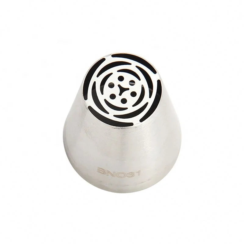 BNO31 Russian Cake Nozzle Cake Icing Nozzles Set Stainless Steel 304 Cake Decorating Nozzles Tips Baking Tools Flower Tips