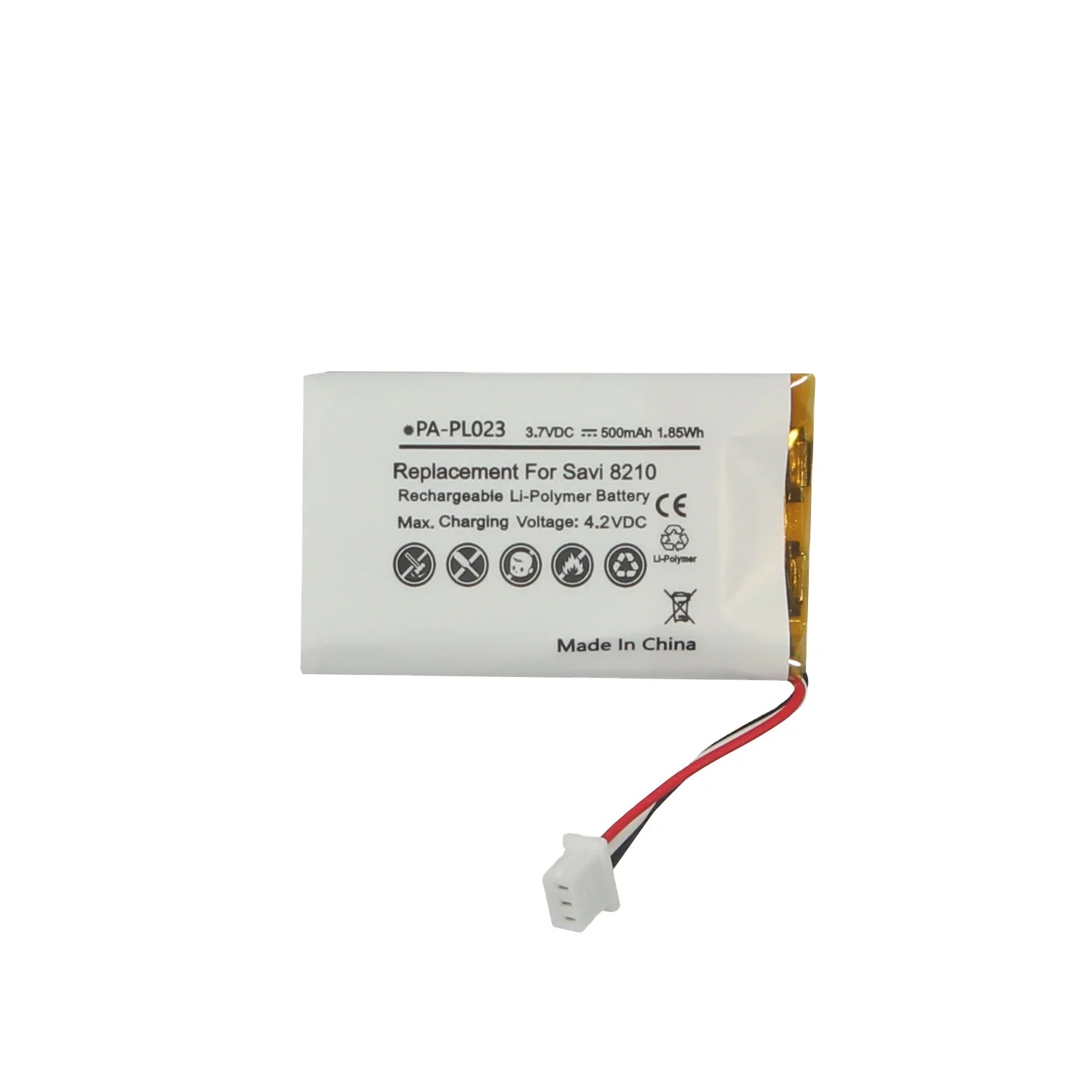 Factory Wholesale Lithium 18650 Battery PA-PL023 for Savi 8210 8220 3.7V 500mAh Battery for POS Payment Machine SWLPB