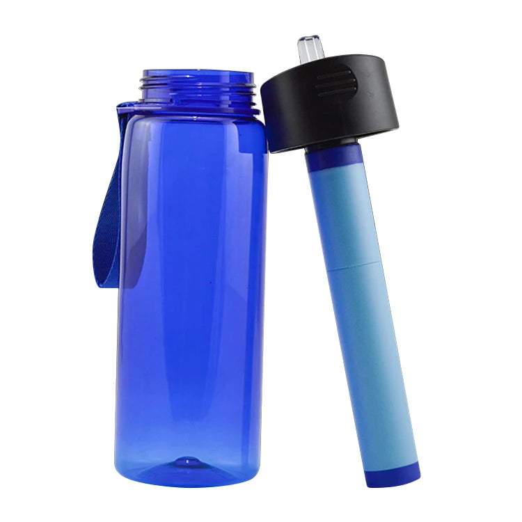 New Design Outdoor Portable Direct Drinking Water Purifier Sports Plastic Filter for Water Bottle