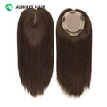 TP29 - 16" Chinese Cuticle Remy Hair Toupee for Women Hair Silk Top Hair Topper