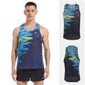 Sanken Sublimation Print Running Singlet Quick Dry Seamless Running Shirts Breathable Marathon Tank Tops Lightweight Vest