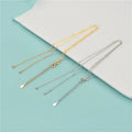 925 Sterling Silver White Gold Plated Necklace Add Your Beads Finished Chain Necklace