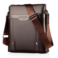 1101 Two Colors Custom Wholesale Leisure Mens PU Leather One-Shoulder Messenger Crossbody Shoulder Bags