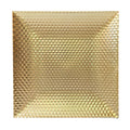 Wholesale 12 Inch Silver Gold Square Plastic Charger Plates Eco-Friendly Party Dinnerware for Wedding Table Decorative Dish