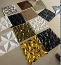 ZJ 50*50 cm Pvc Materials 3D Design PVC Wall Panels Wall Stickers for Interior Room Wall Art Decor