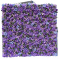 High-End Purple Fabric Roll-Up Artificial Flower Wall Handmade Christmas Easter Mother's Day Decorative Feature