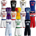 Custom Heat Transfer Stitched Basketball Sportswear Performance Breathable Basketball Jersey Sets for All Teams
