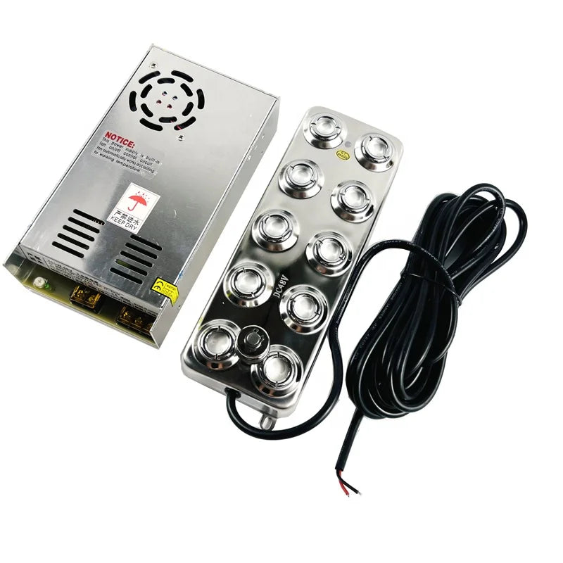 250W Waterproof Ultrasonic Mist Maker Ultrasonic Mist Fogger Humidifier for Fresh Vegetables