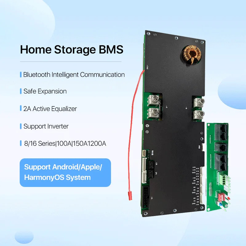 Eu Stock JK BMS Lifepo4 12V 24V 48V 100A 200A Bms 5kwh 10kwh 15kwh Lifepo4 Battery 8S 16S LFP UART RS485 CAN BT BMS