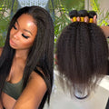 Raw Brazilian Natural Hair Kinky Straight 100%Human Hair BundlesWholesale Virgin Hair VendorsHair Extensions Double Weft