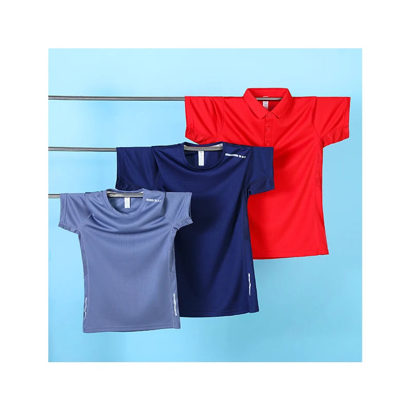 Summer New Cotton Round Neck Work Clothes for Men Custom Printed Logo Children's Class Short Sleeve T-Shirts