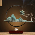 2024 Ramadan Eid Mubarak Decoration Home Led Light Ceramic Incense Burner