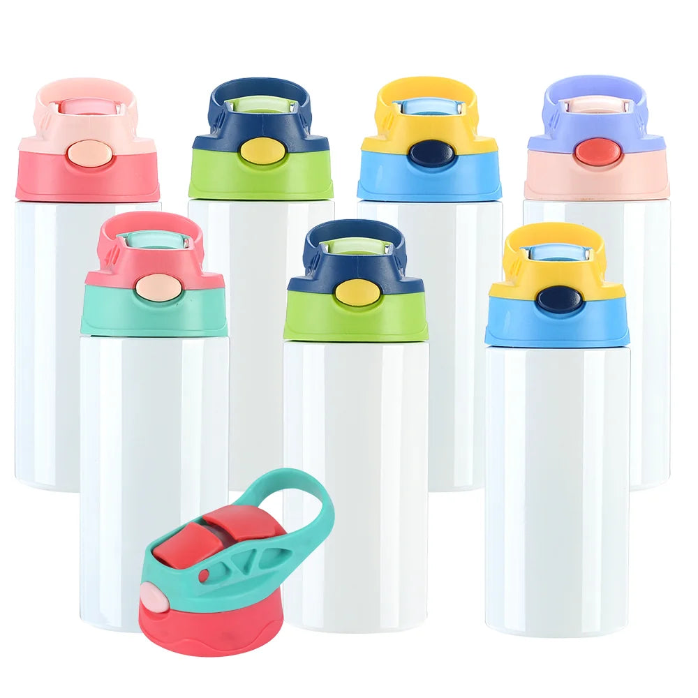 Double Wall SUS304 Stainless Steel Insulated Vacuum Tumblers Sublimation Straight  Water Bottle Stainless Steel  Kids Tumblers