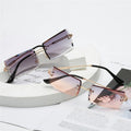 Multiple Hot Styles Custom Street Beat Sunglasses Women Men Shades Lentes De Sol Fashion Square Rimless Square Sun Glasses