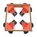 4pcs 90 Degree Angle Clamps for Woodworking Right Angle Clamp Fixer with Plastic Material Woodworking Corner Clamps