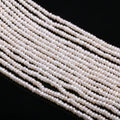 2.5-3mm Natural Freshwater Button Pearls White Tiny Pearl Necklace