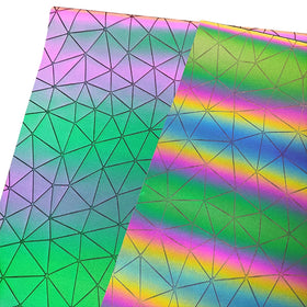 Triangle Embossed Glossy Leather for Making Bags and Shoes and Toys PU Leather