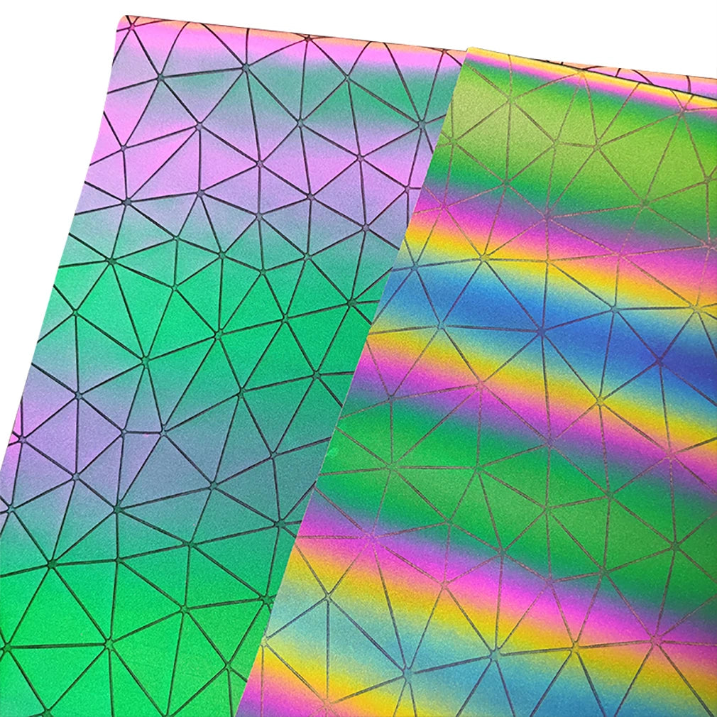 Triangle Embossed Glossy Leather for Making Bags and Shoes and Toys PU Leather