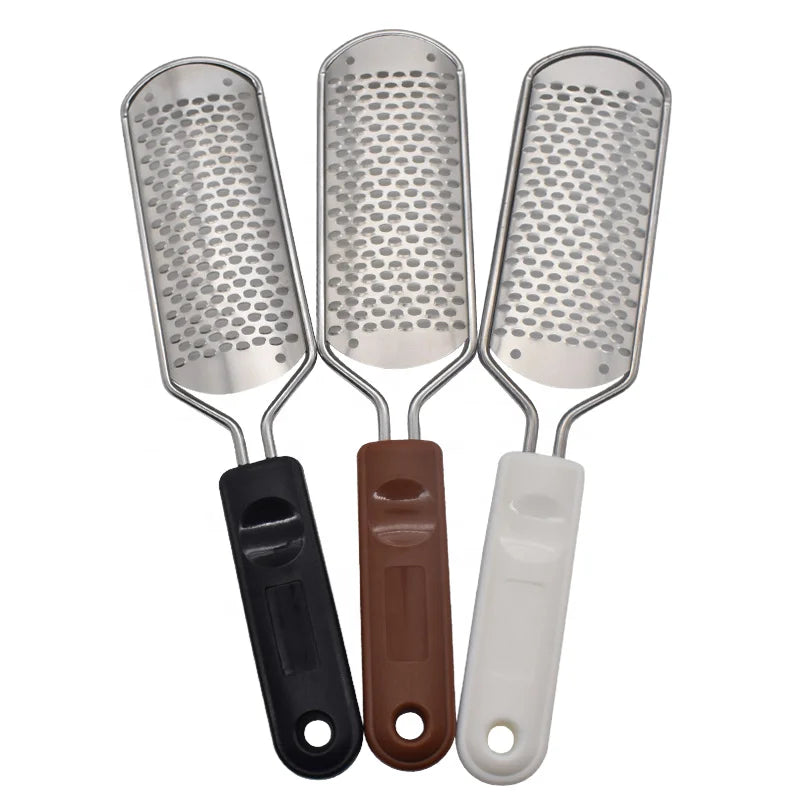 1 Pcs Foot File for Pedicure Stainless Pedicure Tools Dead Skin Remover for Feet Blade Foot Care Brush Callus