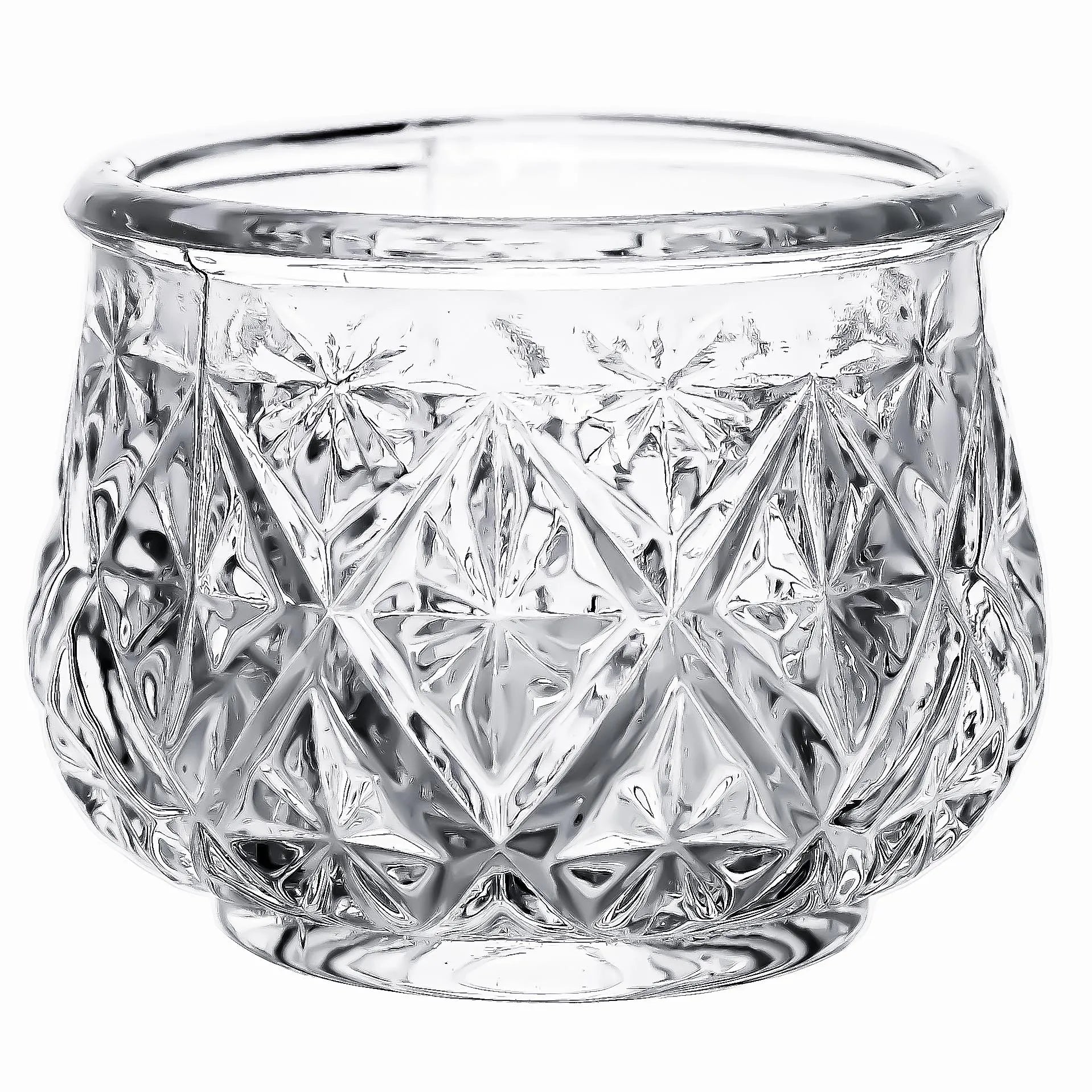 Wholesale  Votive Candle Holders Resistant Transparent Glass Candle Holder for Wedding Shower Home & Party Decor