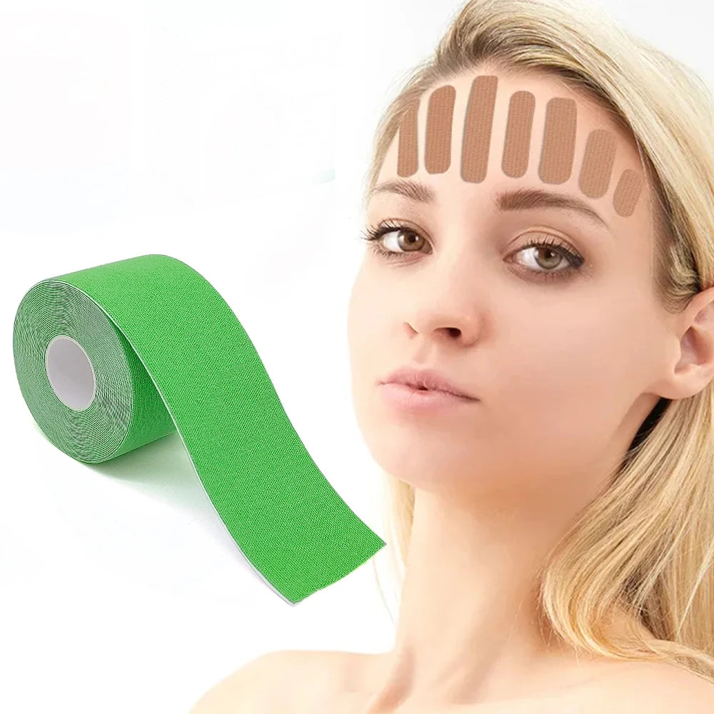 Facial Tape for Skin Firming Toning & Tightening Lift Tape for Face Neck & Forehead Smooths Wrinkles Lifts Skin Anti-Aging