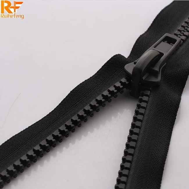 Hight Quality Eco Open-end Black #8 Cremallera Resin Zipper Fermeture Eclair Plastic Resin Zipper