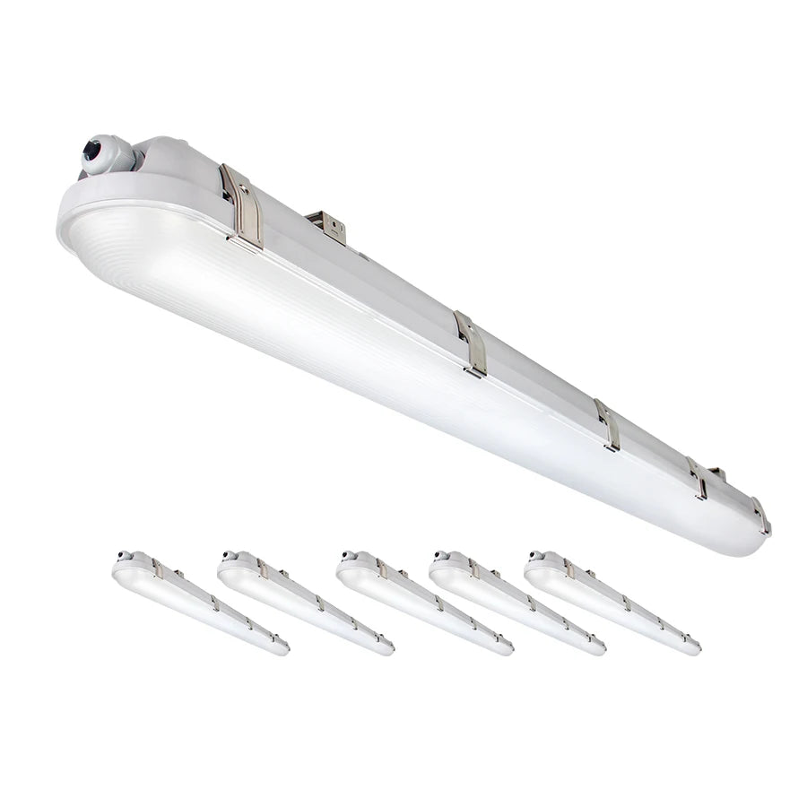 CGT Stock 4FT 3power 3 CCT Selectable ETL DLC LED Vapor Tight Led Tri Proof Lighting Fixtures