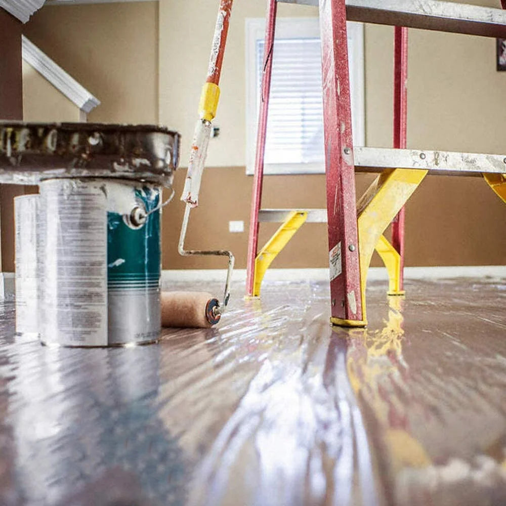 PE and LLDPE Blow Molding Hard Floor Protective Film Soft Plastic Dust Sheets for Stairs Tiles Drop Anti Paint Fouling