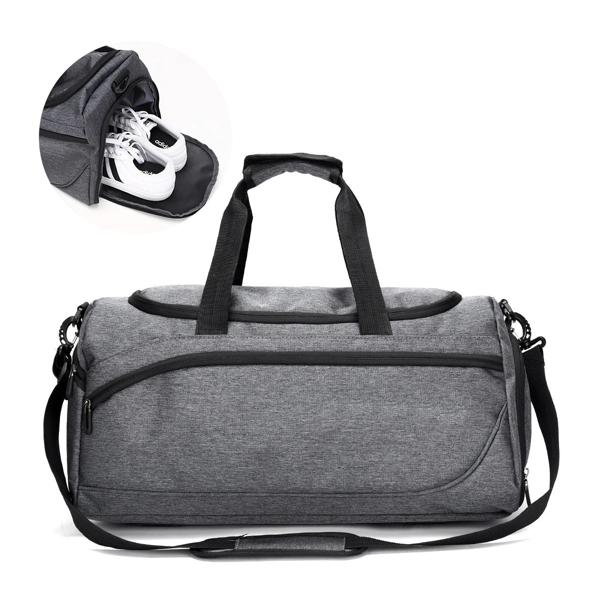 Custom Logo Weekender Workout Duffel Gym Bag New Design Water Proof Sports Mochila for Men Women Shoe Compartment Travel Bag