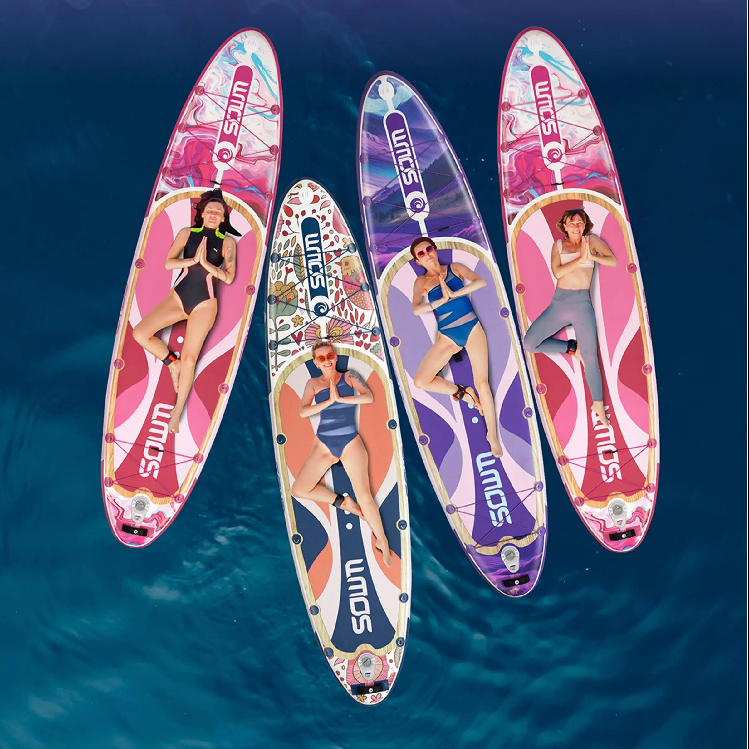 EU Warehouse 2025 New Style Stand up Paddle Board 11'*33''*6'' sup Board Inflatable Paddle Board with Heat Sealing Technology