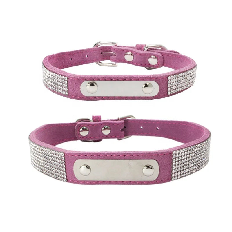 Wholesale Custom Engraved Slide on Dog Chain Collar With Nameplate ID Tag Factory Supply