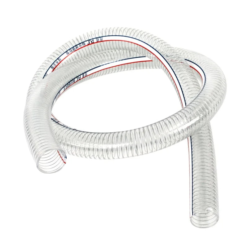 Food Grade Vacuum Reinforced Spring Hose Spiral Reinforced Pvc Steel Wire Hose