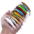 Hot Wholesale 8CM 9G Minnow Lure Hard Plastic Fishing Bait for Bass Fishing Diving Depth 0-1.5M Sinking Minnow Fishing Lure