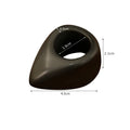 Natural Black Bian Stone Gua Sha Massage Ring Manual Acupoint Massager Hand and Foot Meridian Massage Tools