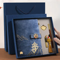Business Notebook Gift Box Set A5 Journal Notebook Office Work Notepad Diary School Supplies Chinese Style Notebook Gift Box Set