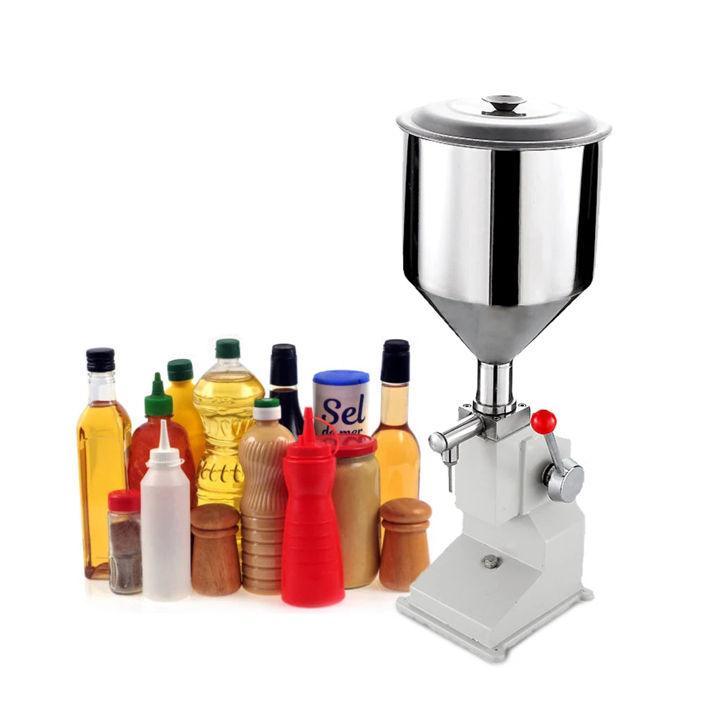 5-100Ml Automatic Pneumatic Small Bottle Juice Cream Oil Manual Liquid Filling Machine Mini Manual Water Filling Machines