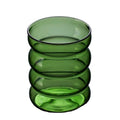 Creative Ripple Glass Cup Heat-resistant Beer Glasses Drinkware Coffee Mug Juice Milk Tea Milk Cup Home Cafe Drinkware