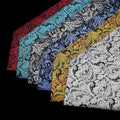 Made in China Cravat Ascot Tie Men's Black Purple Paisley Self Cravat Ascot Tie