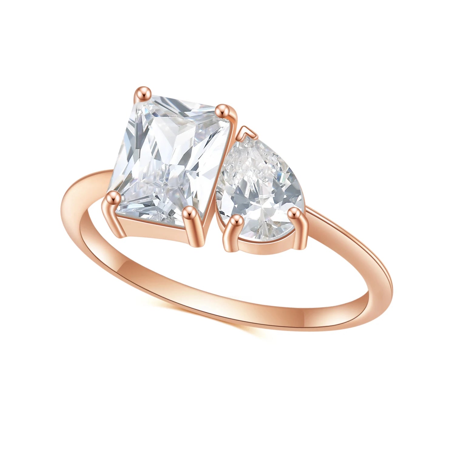 OL1037 Abiding Jewelry Wholesale Sterling Silver 925 Jewellery Fine Jewelry Moissanite Diamond Custom Logo Rings