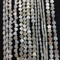 Natural Freshwater Shell Loose Beads Cross Shaped Square Straight Hole Beads