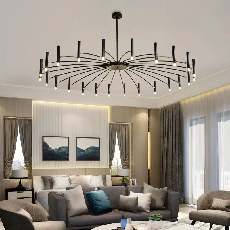 Hot Selling Indoor Light for Dining Room Villa Apartment Hotel Restaurant Living Room Gallery LED Chandelier Lights