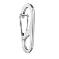 D3 Mini Stainless Steel Spring Carabiner D Shaped Paracord Buckle EDC Backpack Clasp Snap Hook Keychain SF Clip