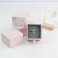 Luxury Drawer Gift Paper Cardboard Custom logo Printed Velvet Bracelet Earring Necklace Ring Packaging Jewelry Box